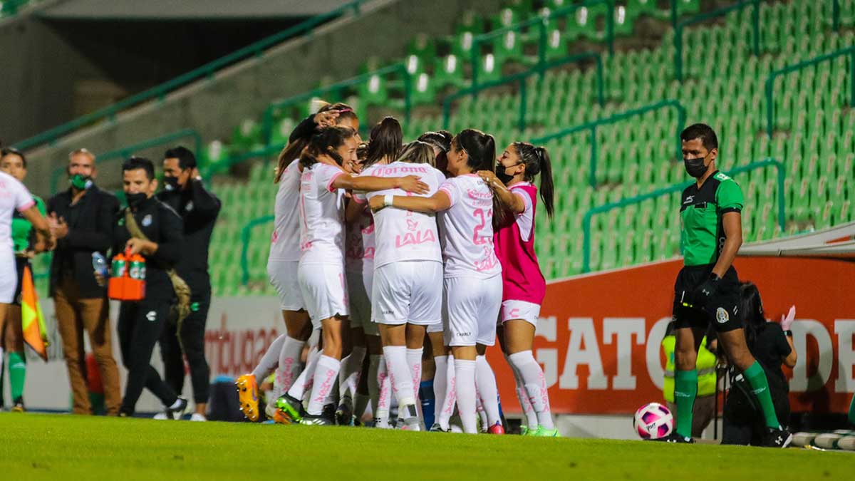 Santos femenil 3-1 Atlético de San Luis; las Guerreras aseguran boleto a liguilla del Apertura 2021