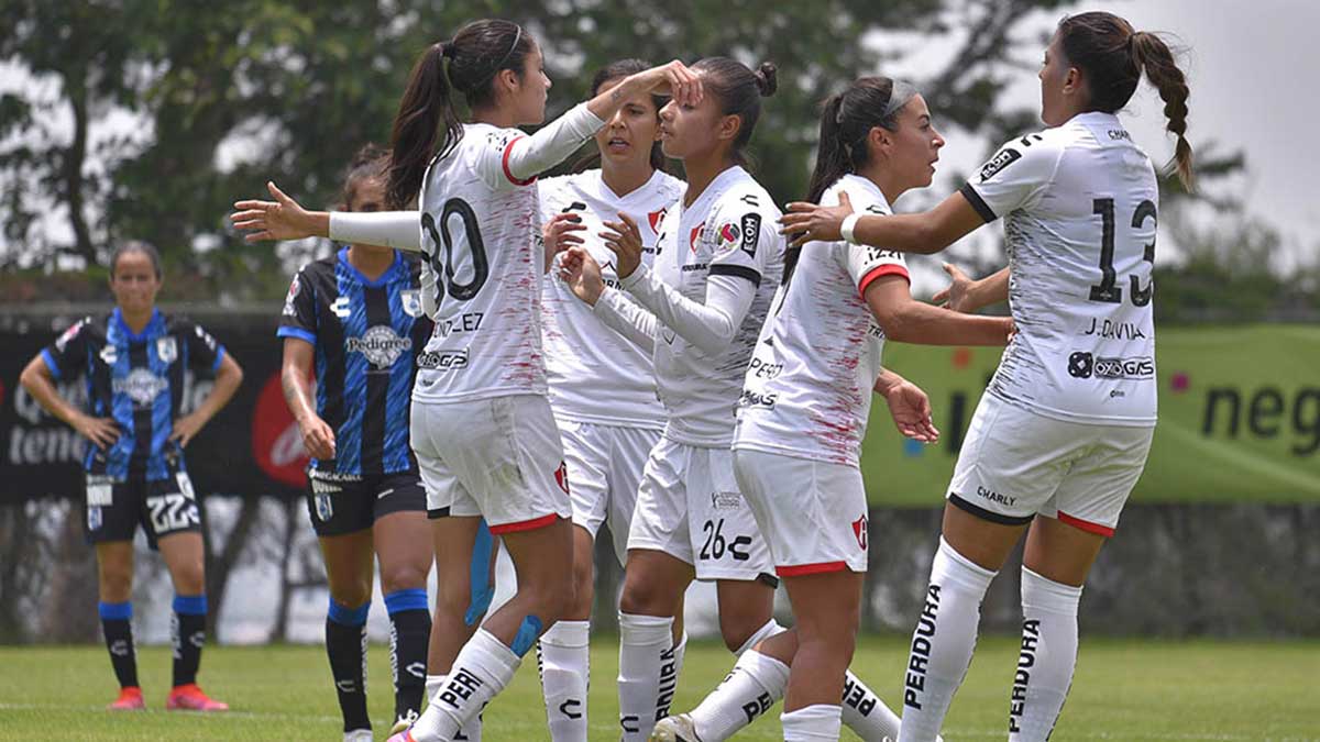 Atlas femenil sigue su paso perfecto, tras derrotar 2-1 a Querétaro