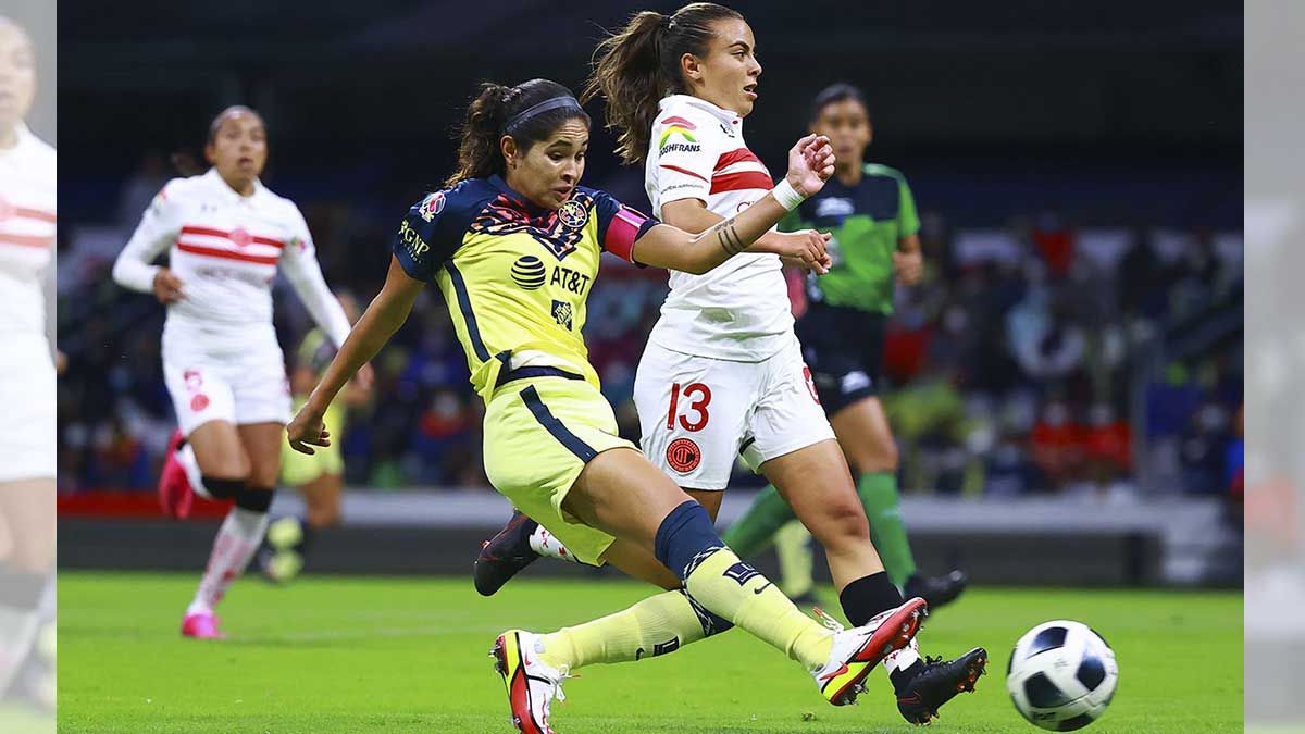 América femenil pierde el invicto tras caer 3-1 ante Toluca en el estadio Azteca