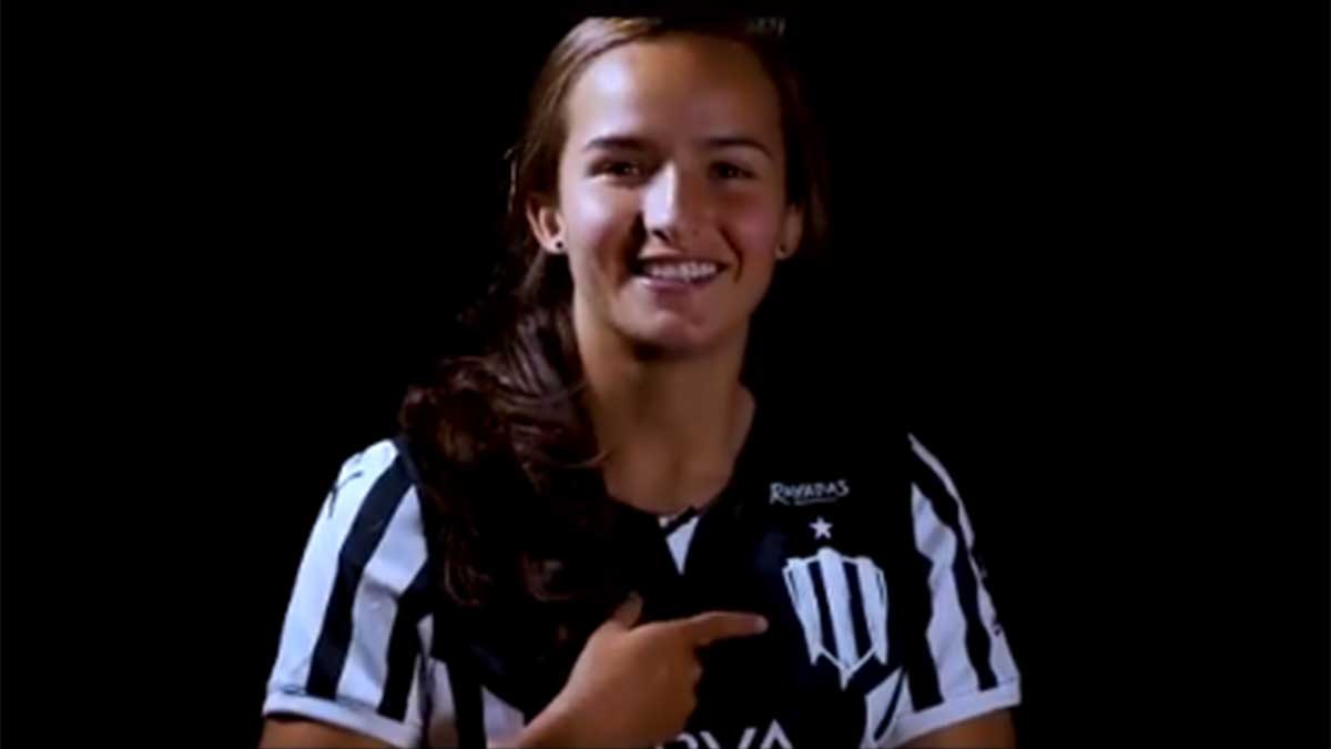 Valeria del Campo, defensa costarricense, primera extranjera en Monterrey femenil