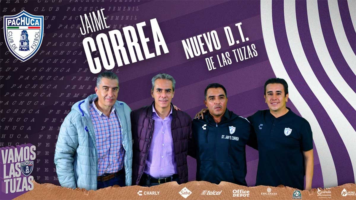 Jaime Correa confía plenamente en sacar adelante al Pachuca Femenil