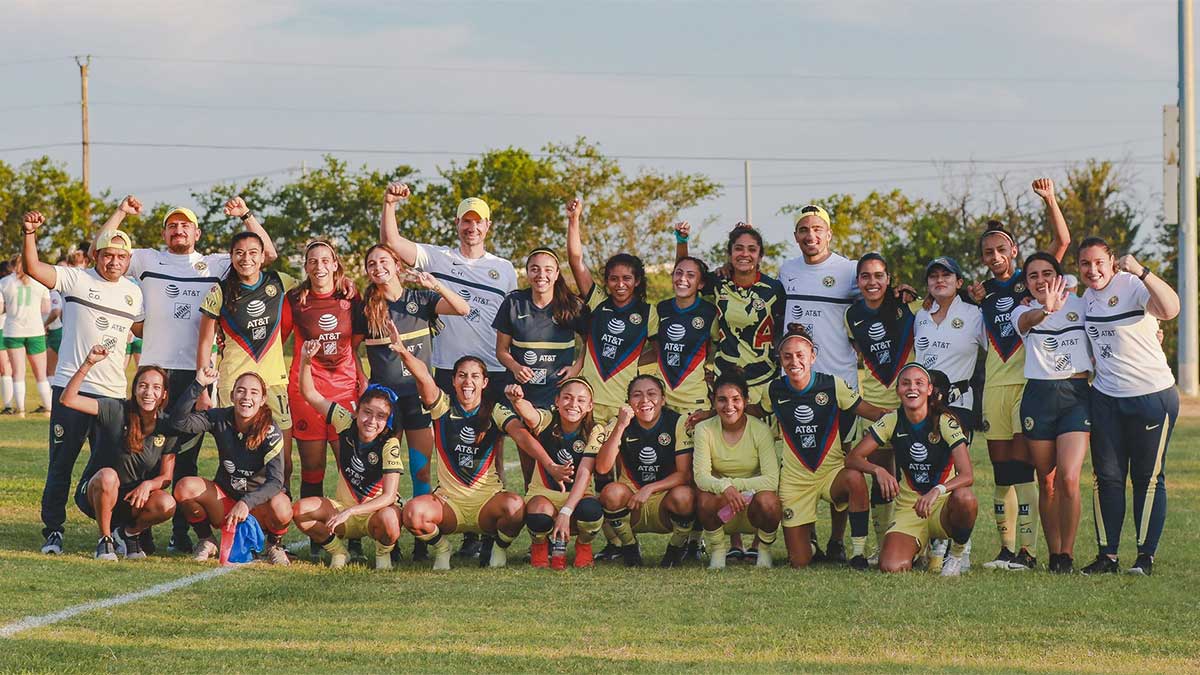 América femenil golea 6-0 a Wilco FC en su último amistoso en EU