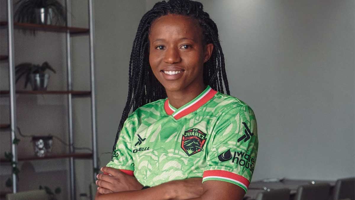 La delantera sudafricana Jermaine Seoponsenwe, nueva jugadora de las Bravas de Juárez