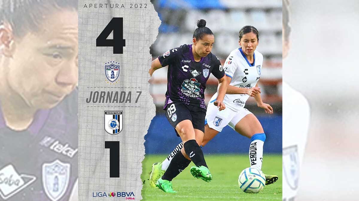 Pachuca femenil 4-1 a Querétaro; las Tuzas ganan en el debut de Jenni Hermoso