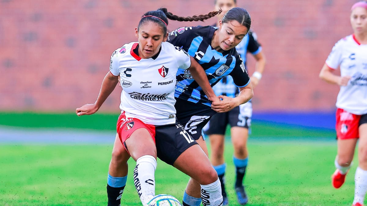 Querétaro femenil 0-0 Atlas; Gallos y rojinegras reparten puntos 