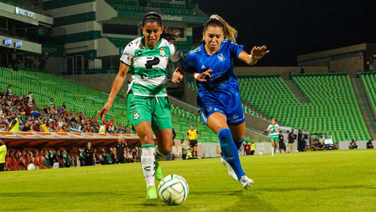 Tigres Femenil goleó 4-1 al Santos Laguna en Torreón y suma siete victorias seguidas