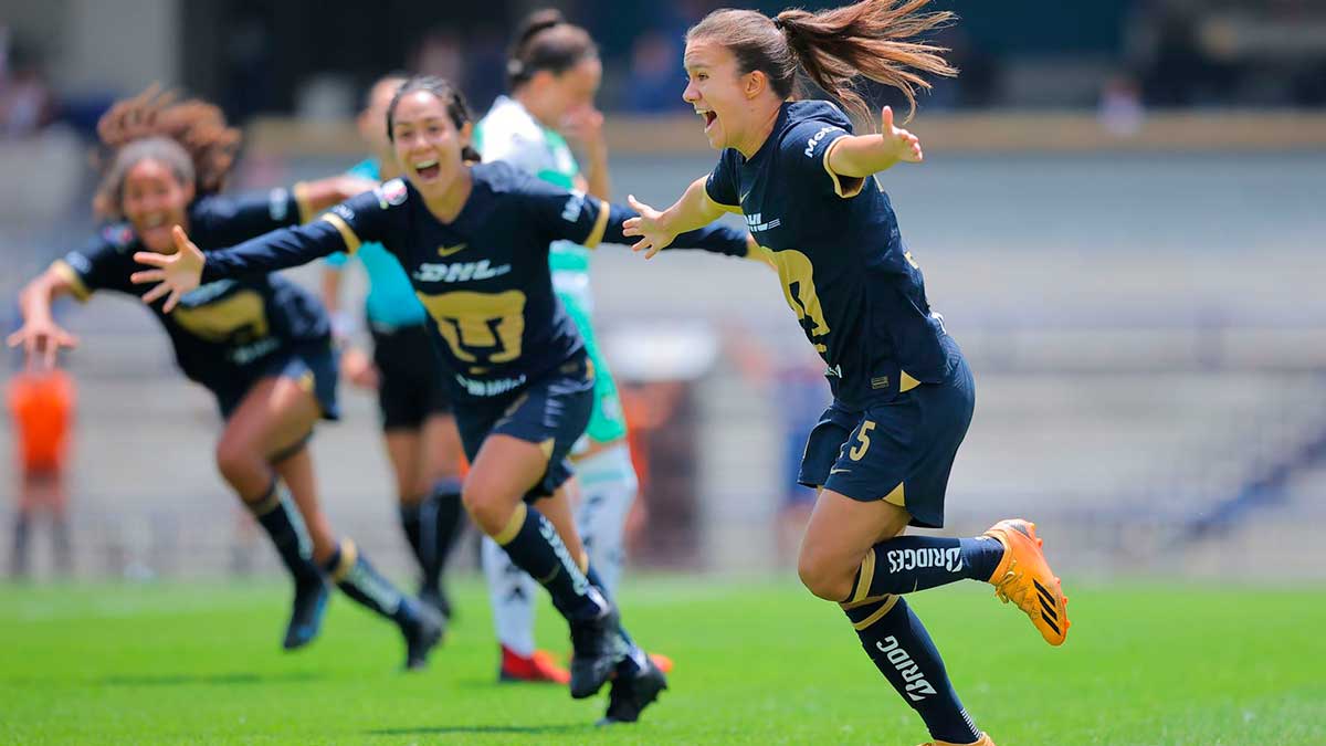 Pumas femenil 1-0 Santos; las universitarias suman de a 3 en CU