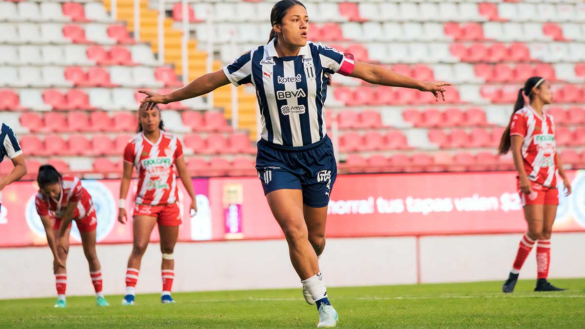 Necaxa femenil 0-4 Rayadas; Monterrey golea las Centellas 