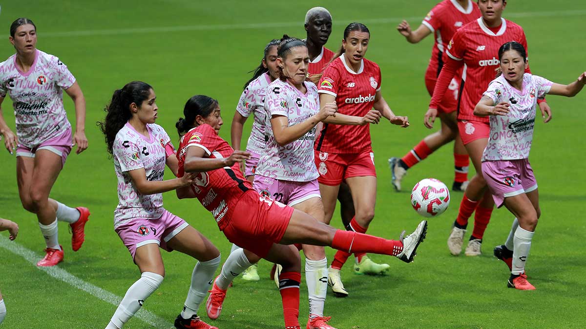 Toluca femenil 2-4 Xolos; partidazo que se llevan las fronterizas