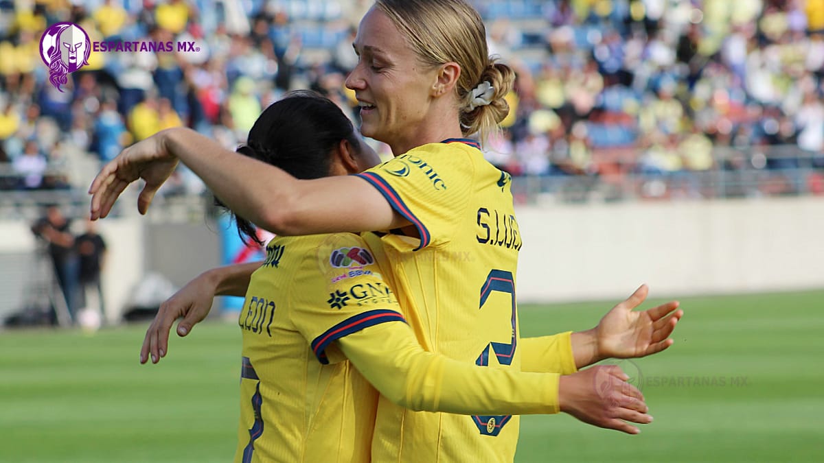 Rayadas 2-4 América femenil, las Aguilas golean a las regias en el Gigante de Acero