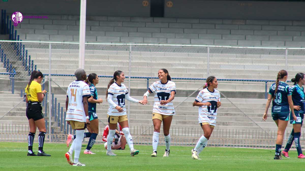 Aerial Chavarin, atacante de Pumas femenil, brilla con doblete ante Puebla