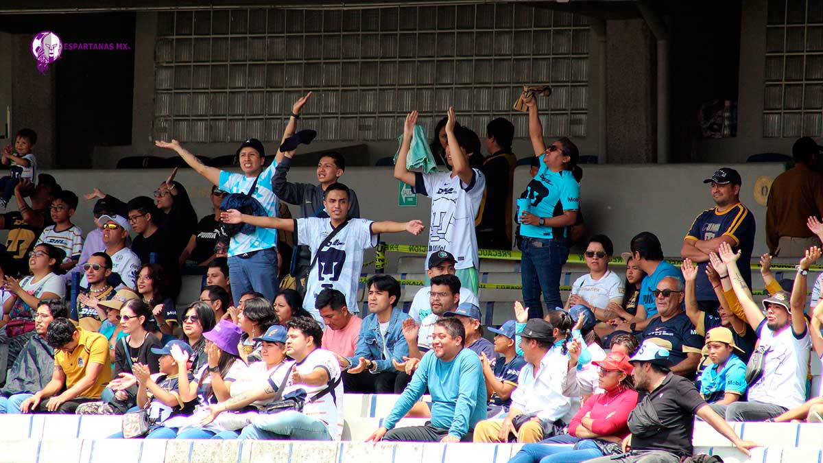 Pumas femenil: Más de mil 500 aficionados apoyaron a las auriazules en su victoria ante Puebla