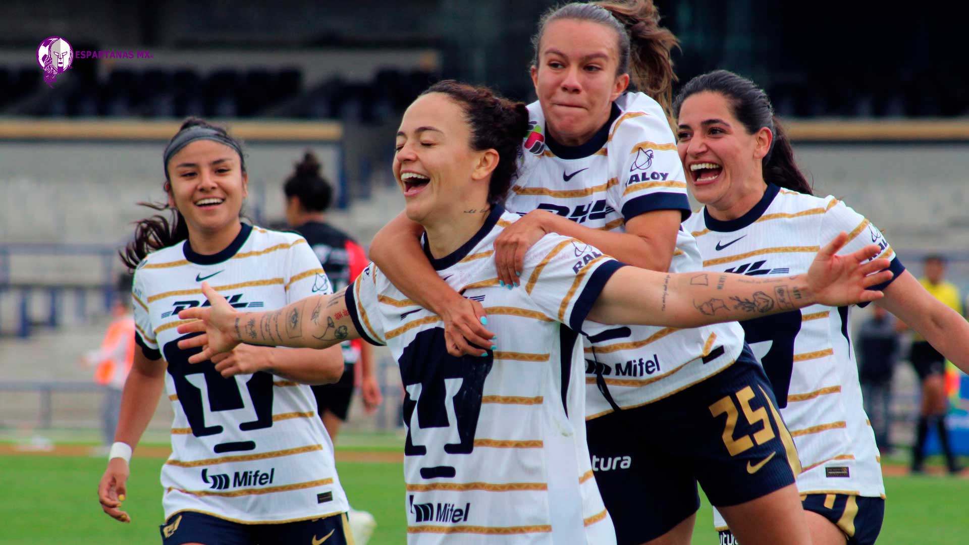 Pumas femenil golea 4-2 al Atlas con una 'intratable' Stephanie Ribeiro