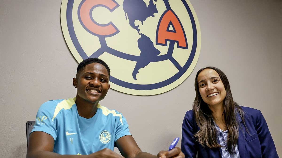 Okeke Chidinma ya está en México y ya firmó con el América Femenil