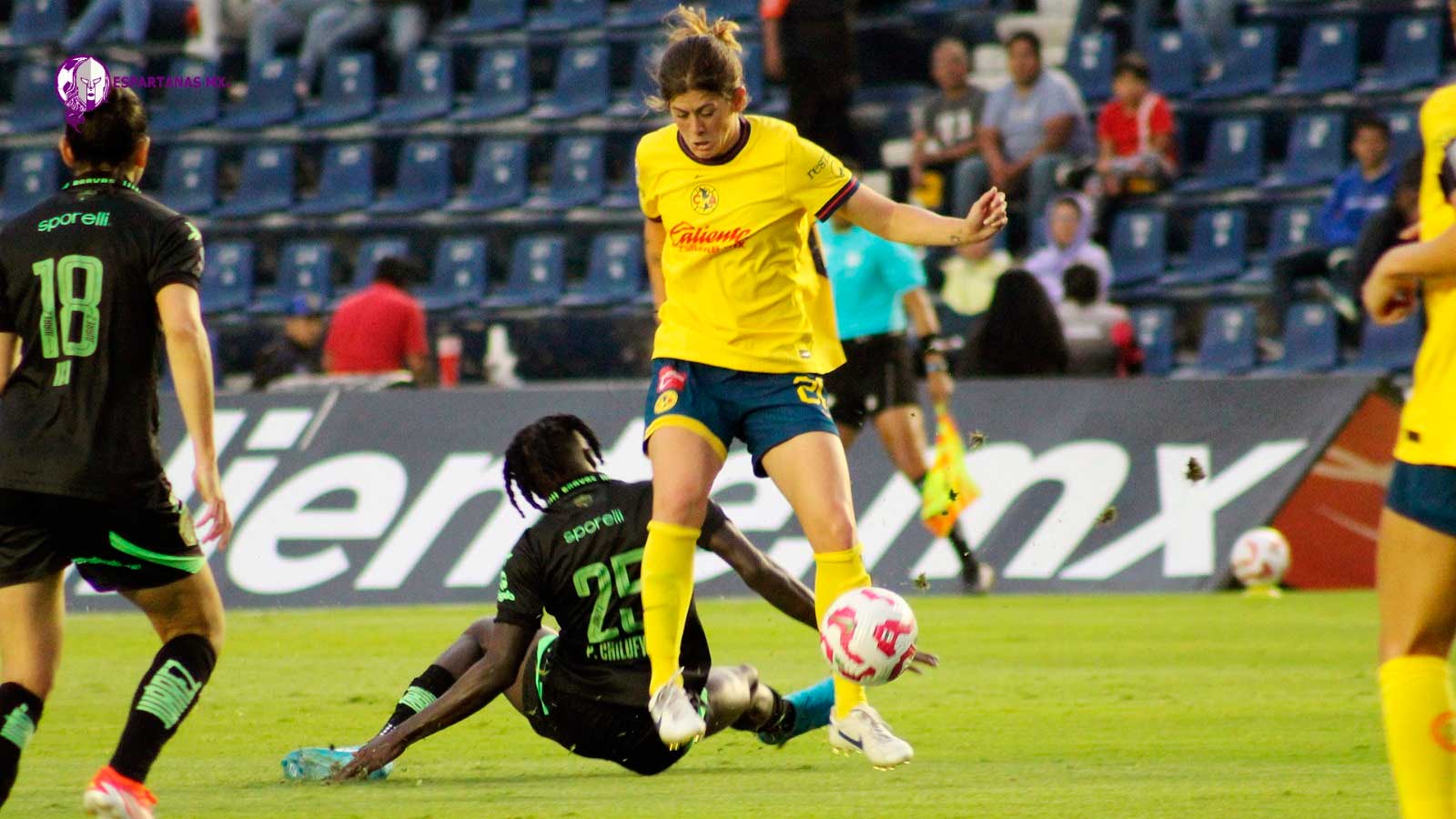 América femenil y FC Juárez empatan sin goles en el Estadio Ciudad de los Deportes