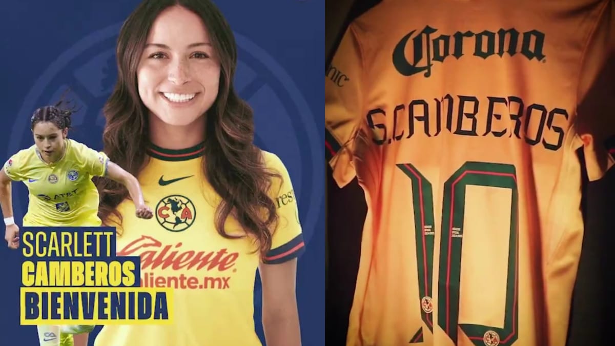 Scarlett Camberos regresa al América Femenil y portará la playera 10