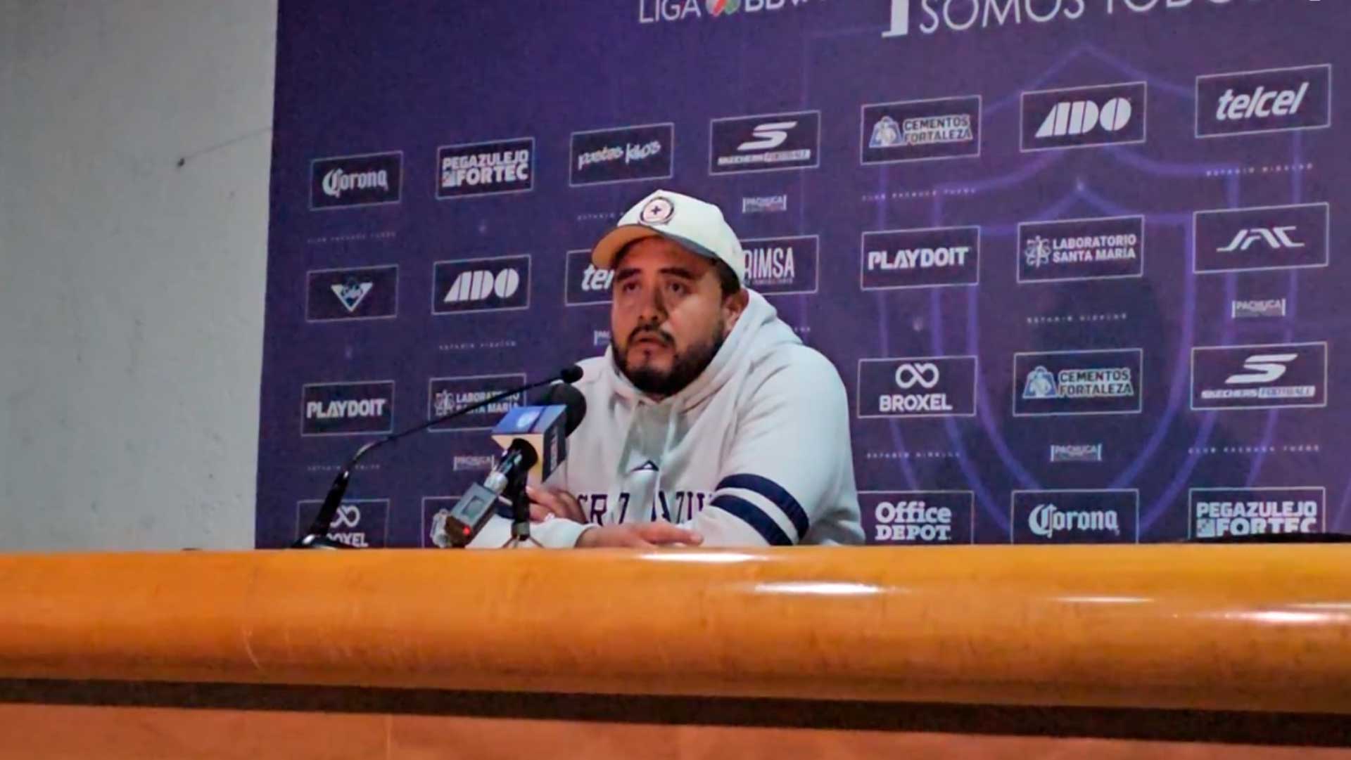 Yael Cortés, auxiliar técnico de Cruz Azul: “Las jugadoras no se rindieron y seguimos con el sueño intacto de la liguilla”