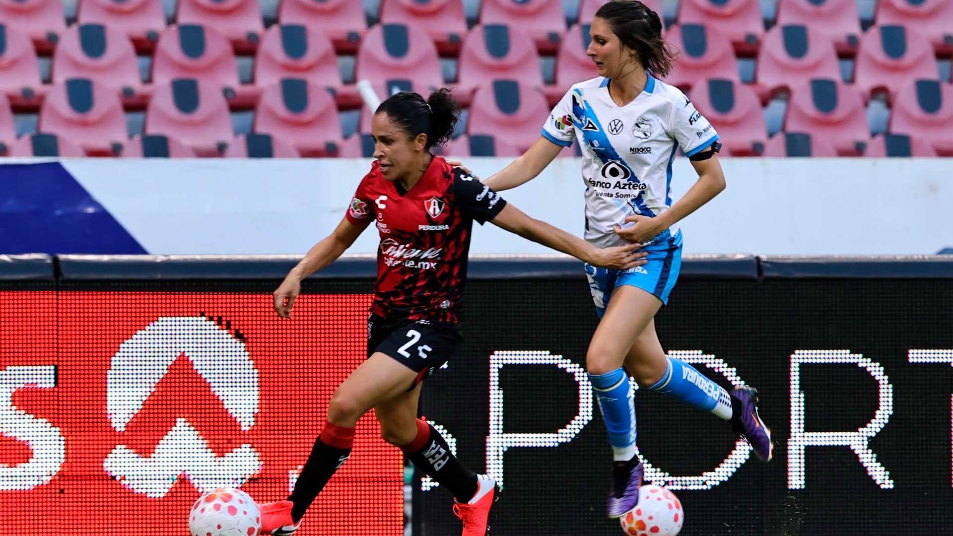 Atlas Femenil vence 2-0 a Puebla en el Estadio Jalisco y consigue su primer triunfo del torneo