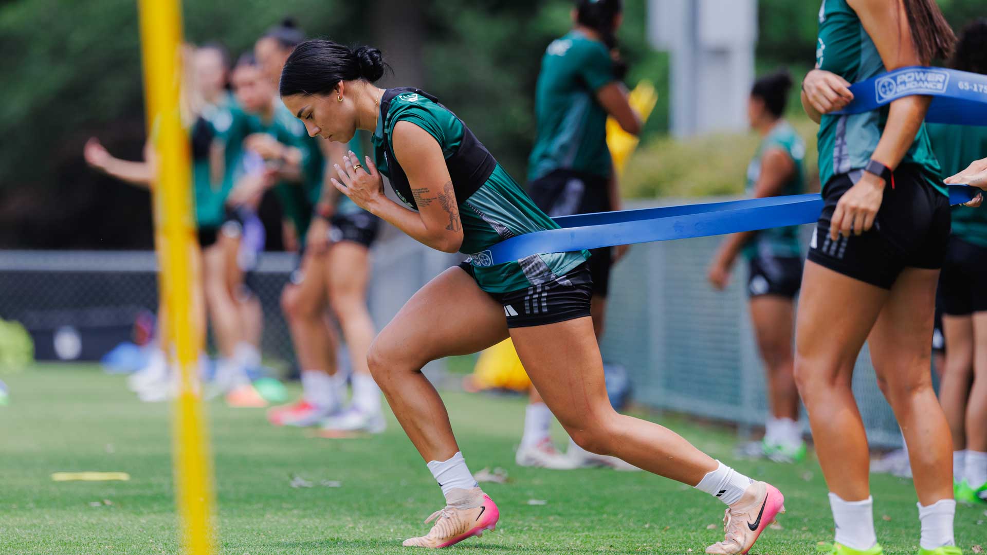Tigres Femenil entrena en Carolina del Norte antes de enfrentar al NC Courage