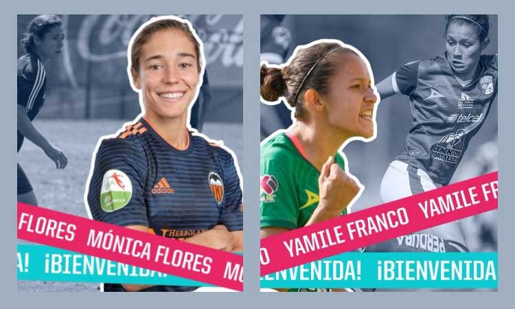 Yamile Franco y Mónica Flores, refuerzos de lujo en Rayadas 