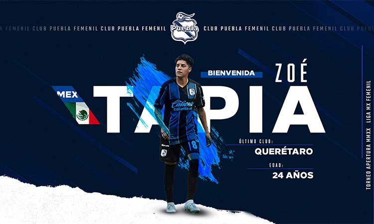 Zoé Tapia, primer fichaje de Puebla de cara al Apertura 2020