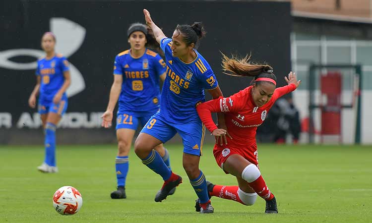 Toluca y Tigres femenil empatan 1-1 en su presentación en el Apertura 2020