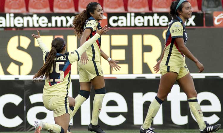 América femenil doblegó 2-1 a Xolos en el estadio Caliente