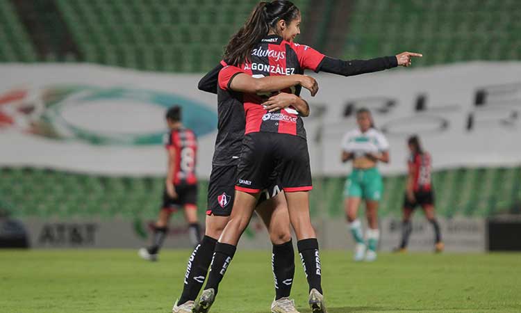 Atlas femenil doblega 3-0 al Santos en el cierre de la Jornada 4