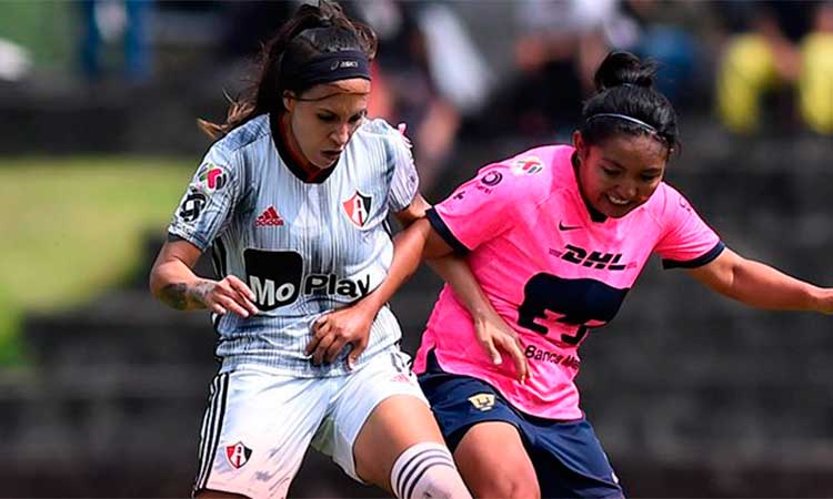 Con goles de Fabiola Ibarra y Alison González, Atlas venció a Pumas. 