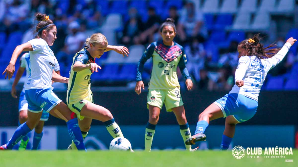 Puebla 1-1 América femenil; la Franja se queda con un punto en casa ante las Águilas