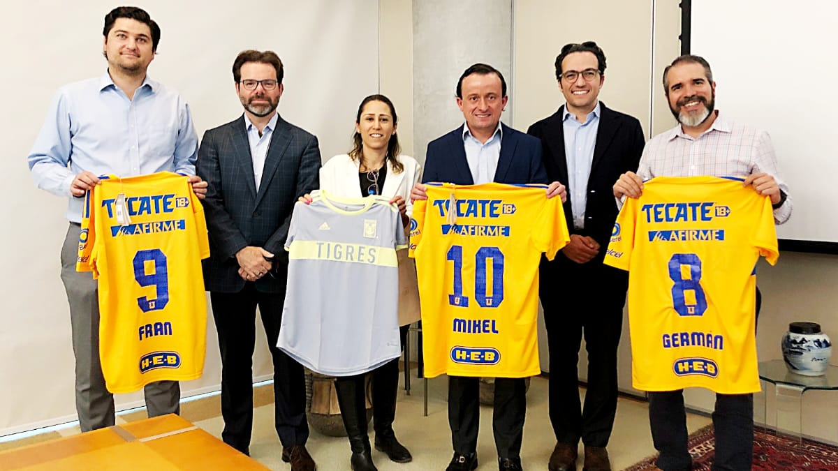 Mikel Arriola, presidente de la Liga MX, visitó a Tigres 