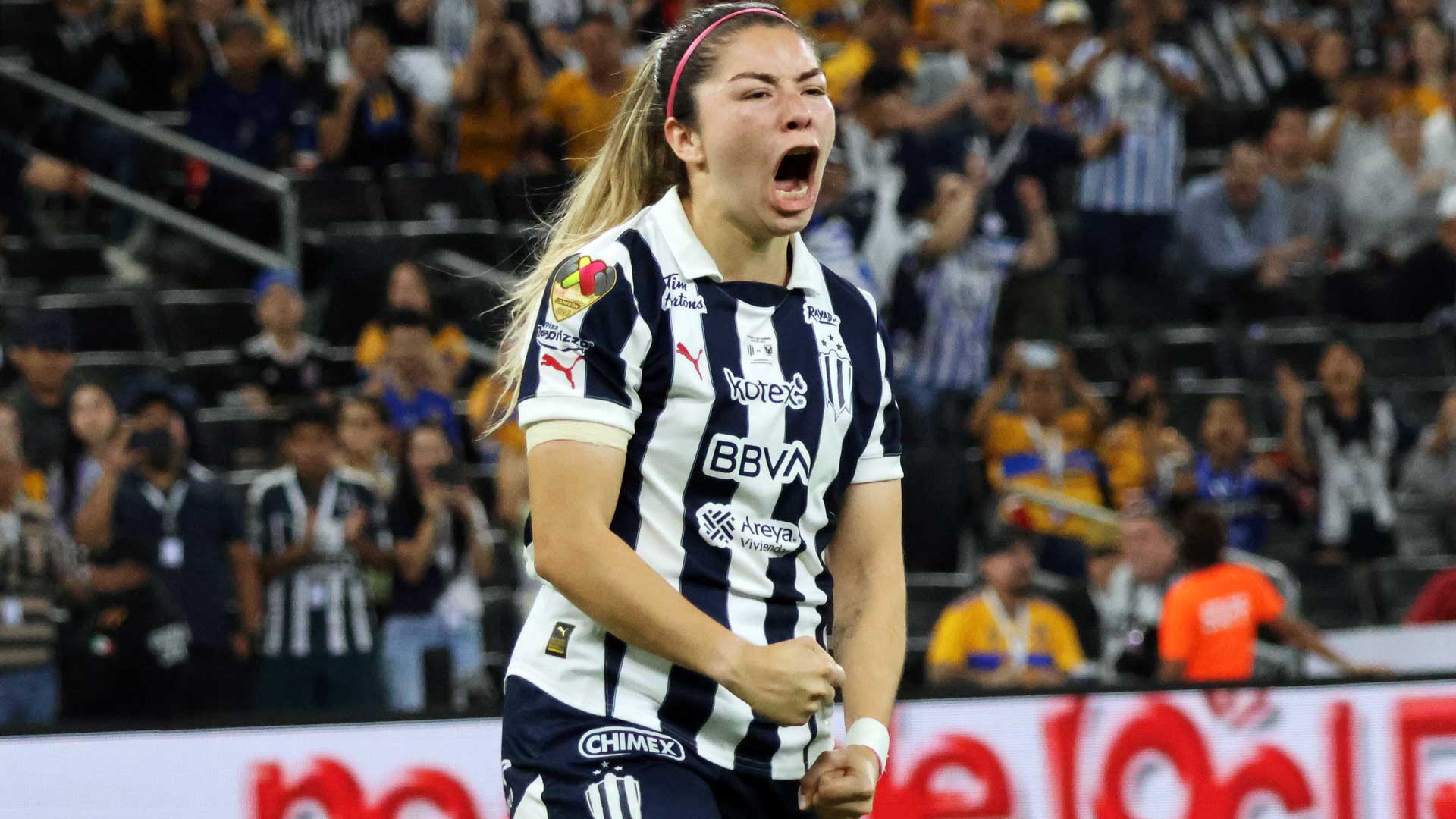 Rayadas golean a Mazatlán y dan exhibición de poder en su arranque en el Clausura 2025; Katty Martínez logró doblete