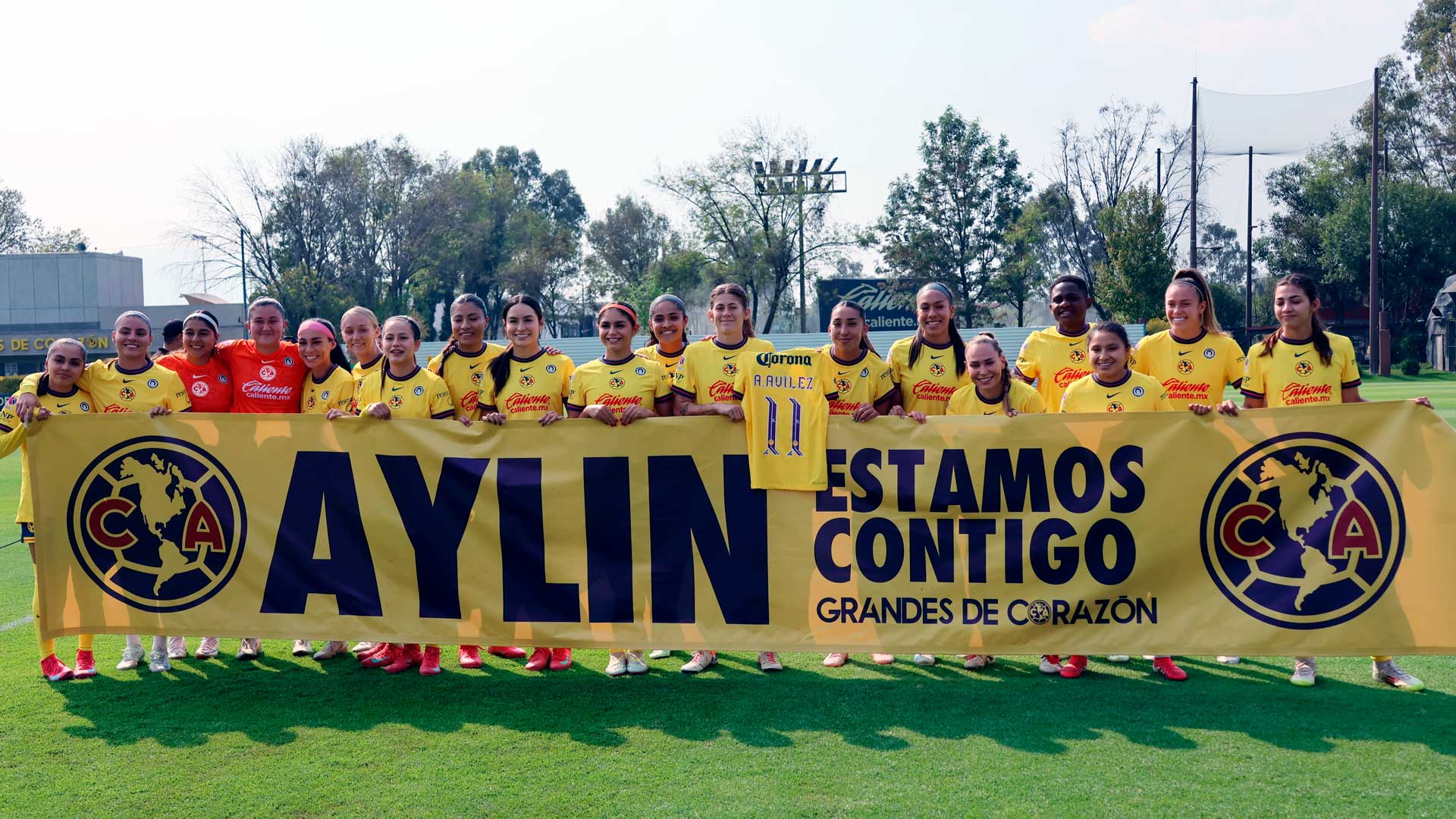 América Femenil muestra su apoyo a Aylin Aviléz tras su lesión de ligamento cruzado; Jana Gutiérrez le dedica su gol