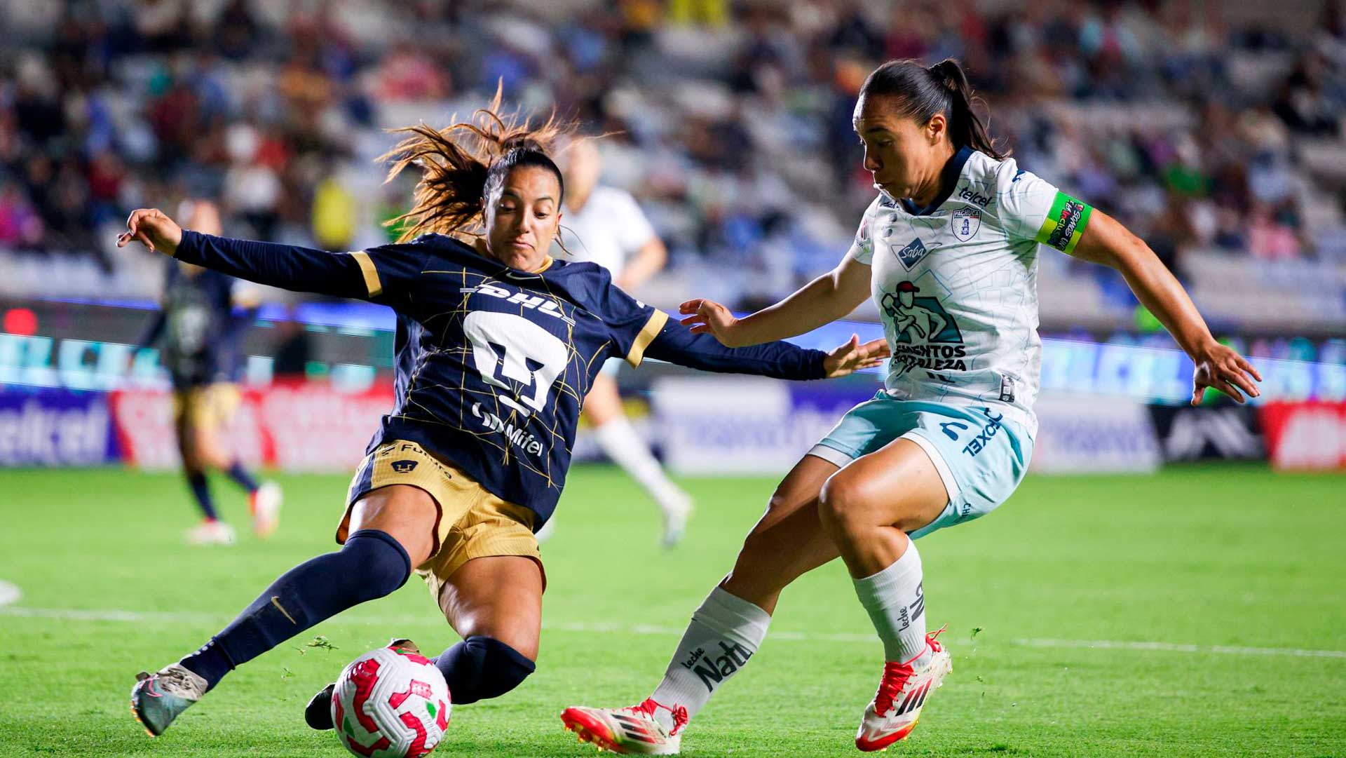 Pachuca femenil y Pumas dividen puntos en un empate lleno de intensidad; las Tuzas pierden el liderato