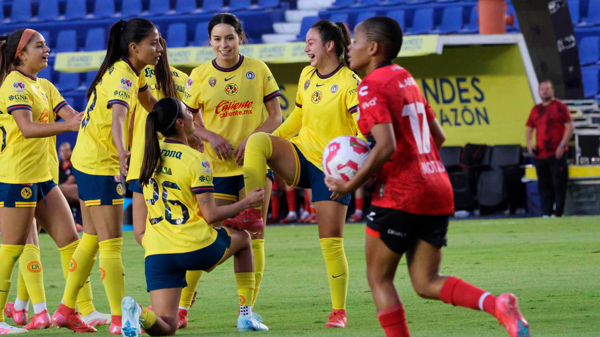 América femenil golea 4-1 a Xolos y asegura el liderato rumbo a la liguilla del Clausura 2025
