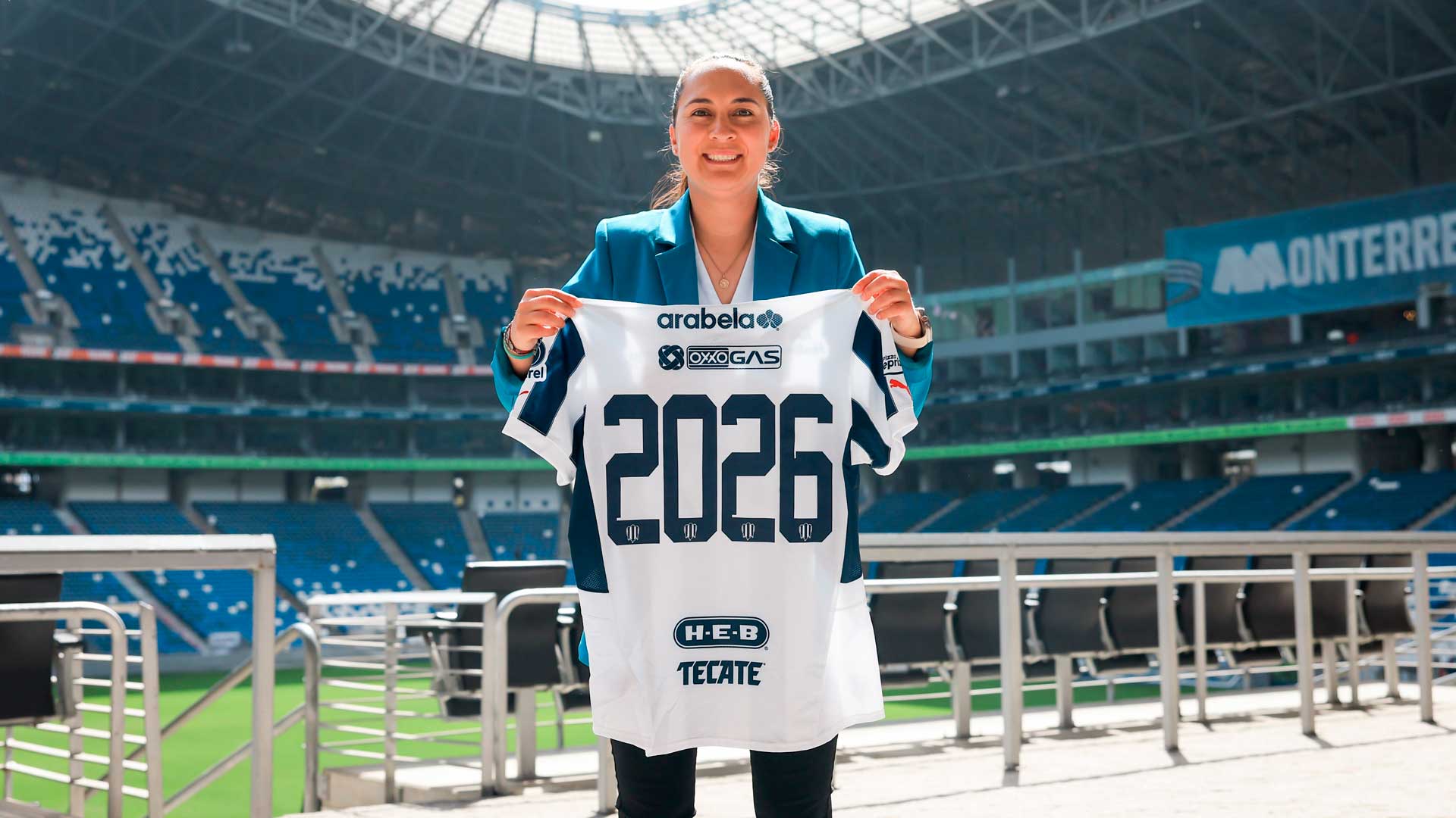 Amelia Valverde renueva con Rayadas hasta 2026: "Este club me ha cambiado la vida"