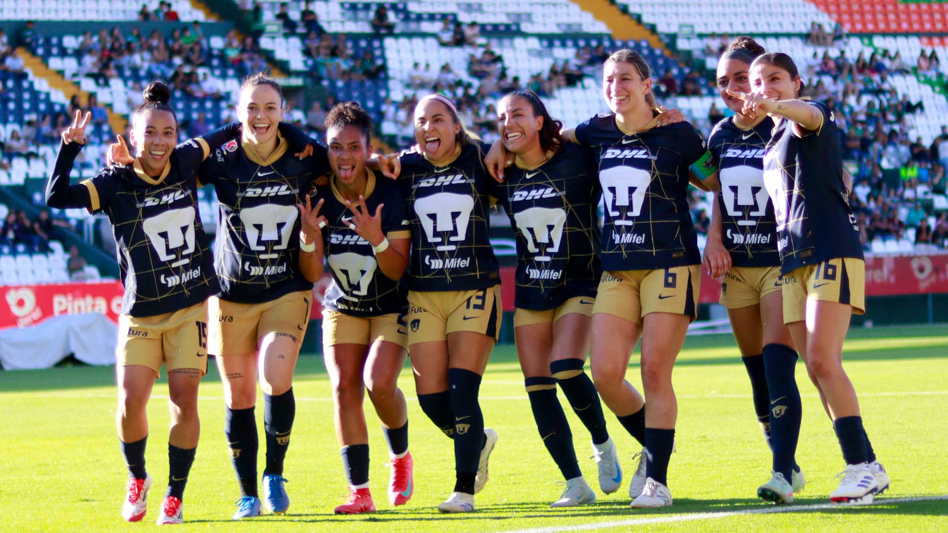 Pumas Femenil consigue marcas históricas tras vencer a León