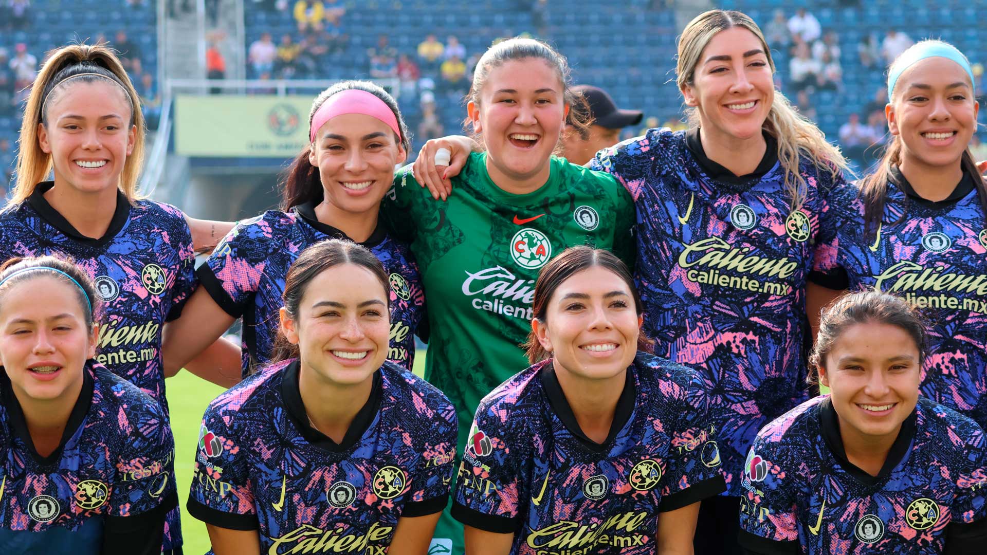 Jugadoras del Club América Femenil en el Clausura 2025