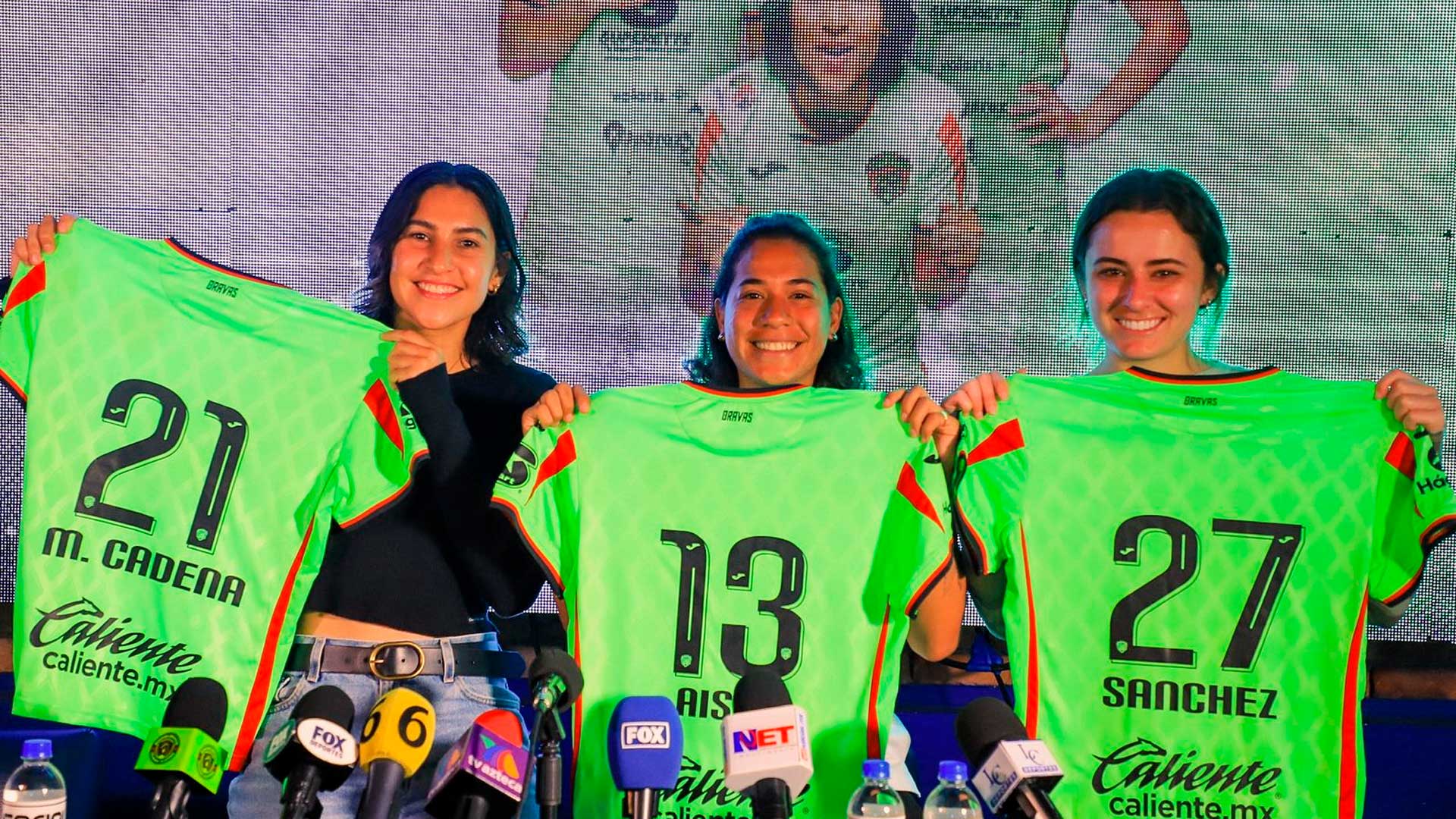 Bravas presenta a Mariana Cadena, Aisha Solórzano y Ella Sánchez rumbo al Clausura 2026