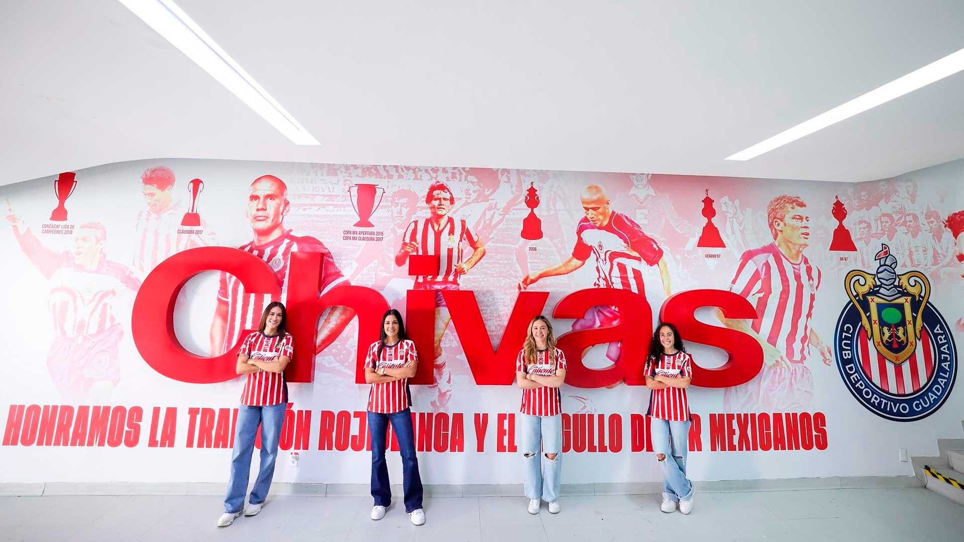Chivas Femenil presenta a sus cuatro refuerzos rumbo al Clausura 2026