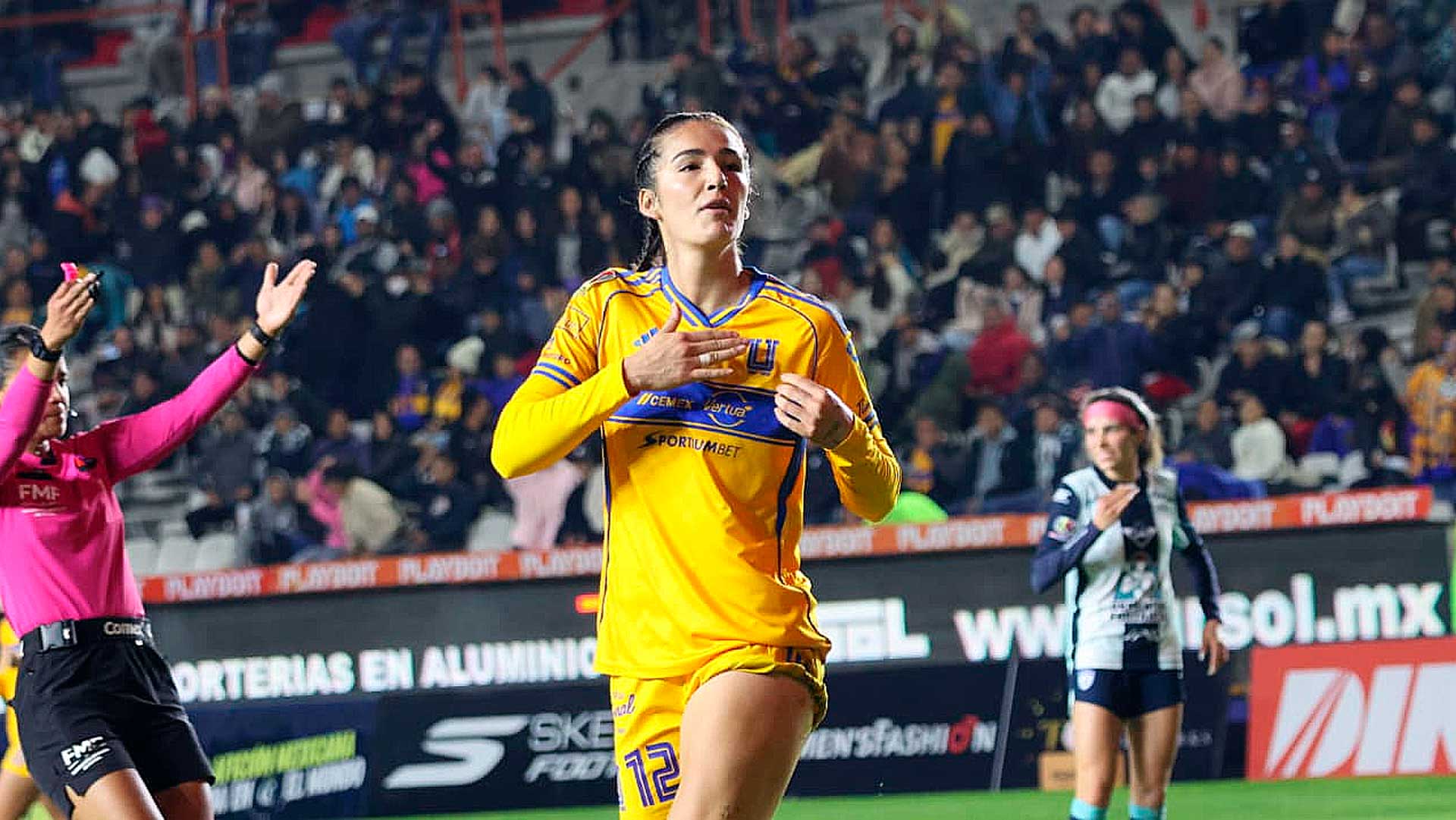 Pachuca y Tigres Femenil empataron 2-2 en un duelo de alto voltaje en el Hidalgo