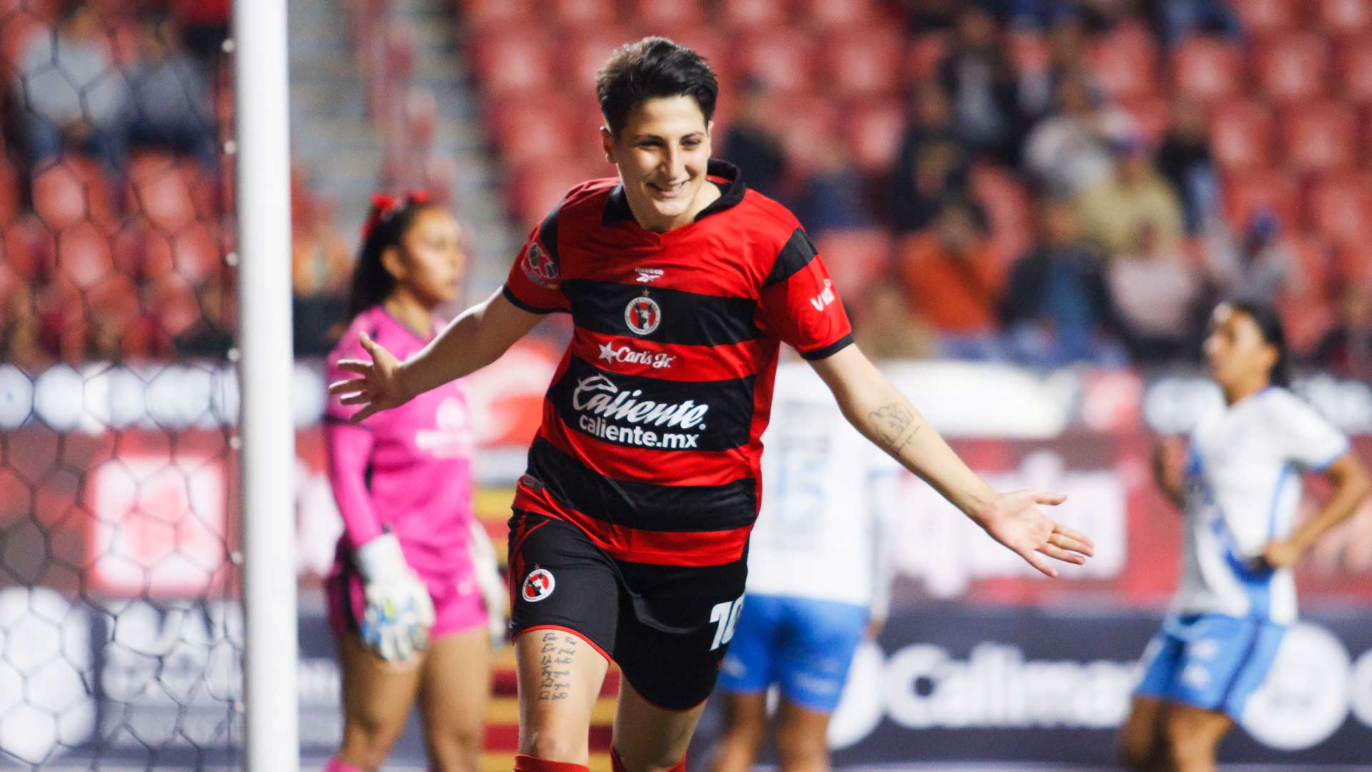 Xolos Femenil se impuso con autoridad 3-0 a Puebla en el Estadio Caliente