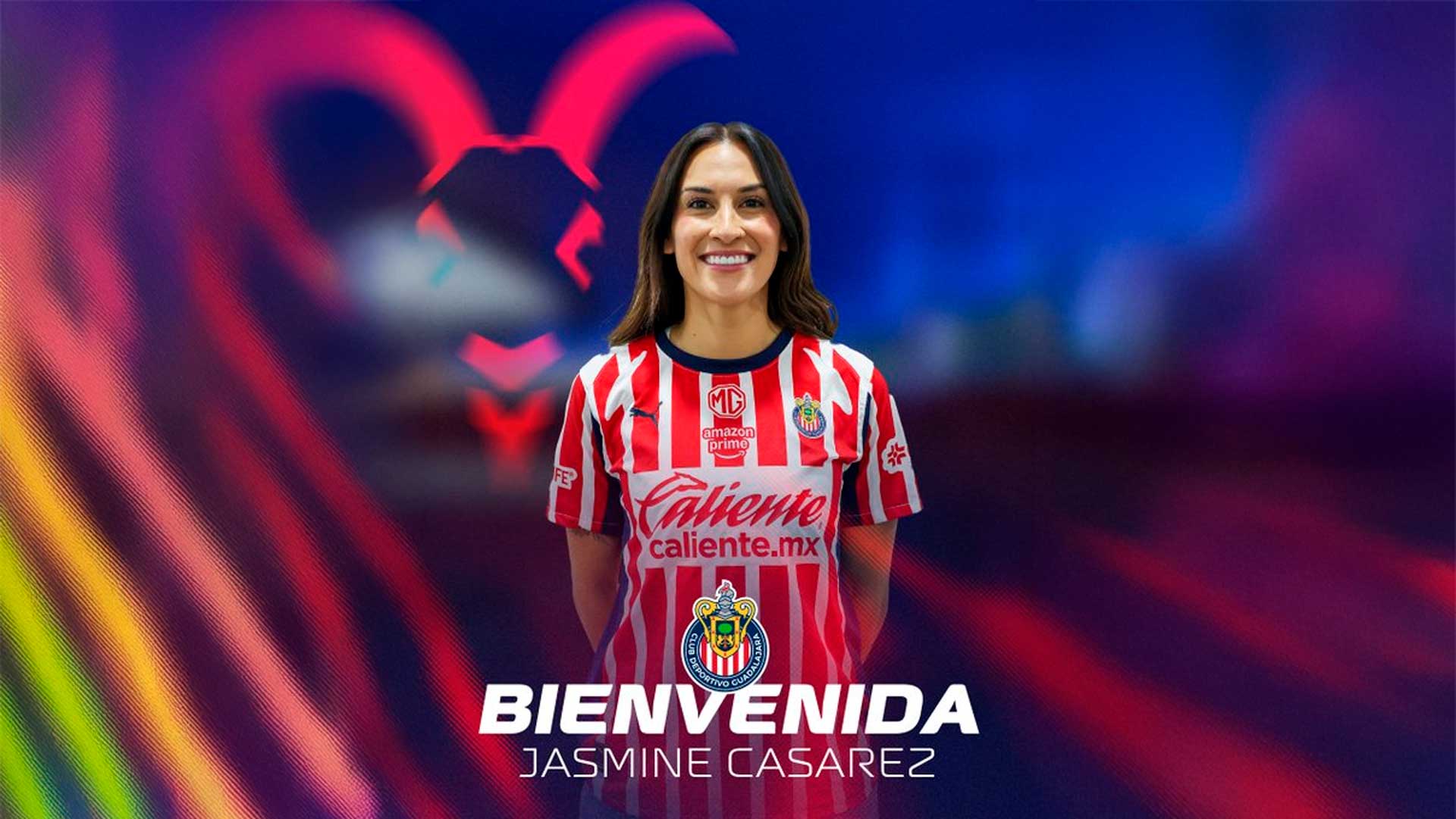 Jasmine Casarez refuerza el ataque de Chivas Femenil rumbo al Clausura 2026