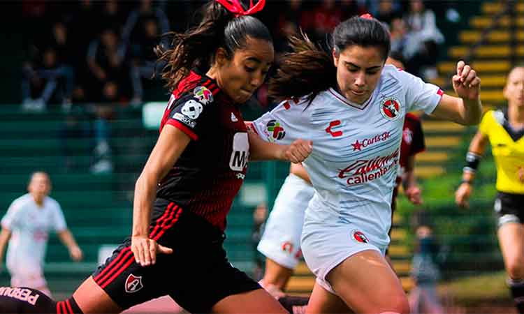 Atlas femenil y Xolos empatan 2-2 