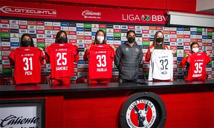 Xolos femenil presenta a sus cinco refuerzos para el Guardianes 2021