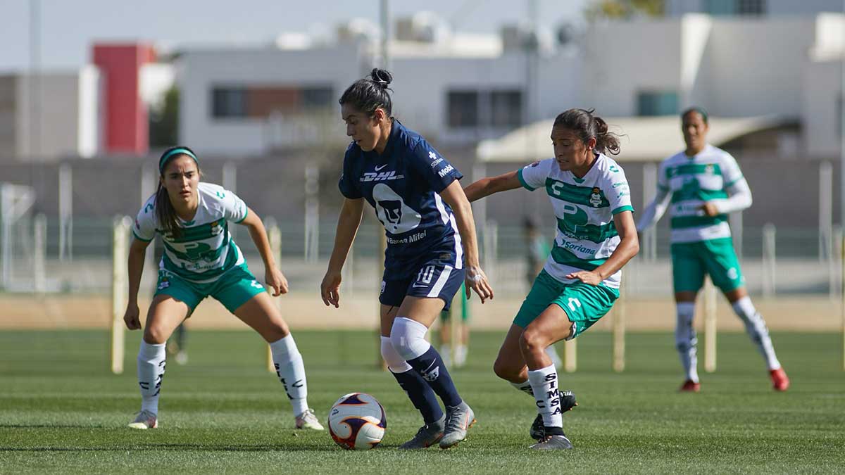 Santos y Pumas femenil igualan 2-2 en Torreón