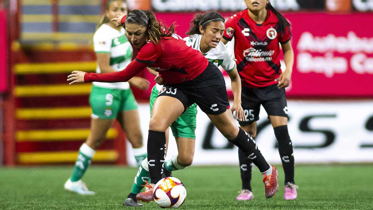 Santos sorprende al vencer 1-0 a Xolos Femenil en Tijuana