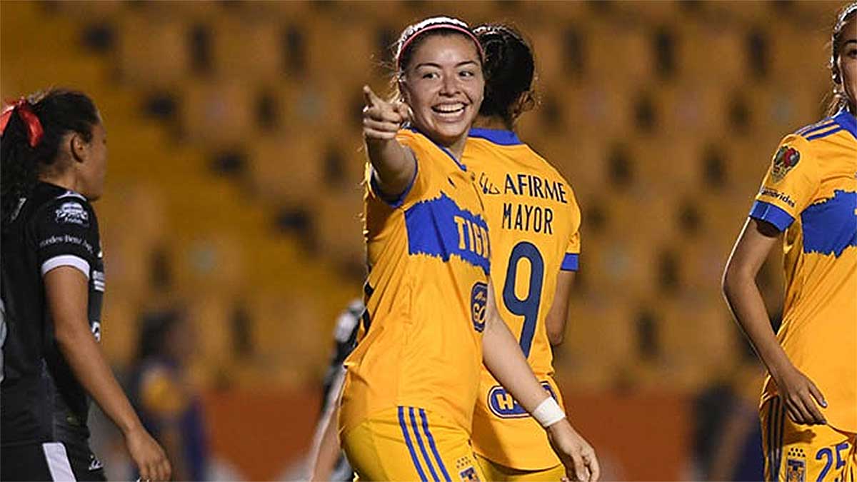 Tigres femenil derrota 2-0 a Necaxa en el Volcán 