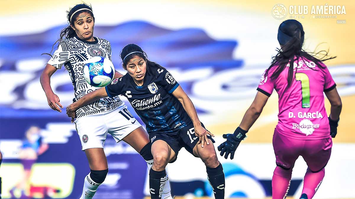 Sufrido triunfo del América femenil 2-1 en Querétaro