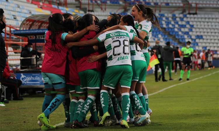 Santos femenil suma de a tres en Hidalgo; se impuso 2-1 a las Tuzas